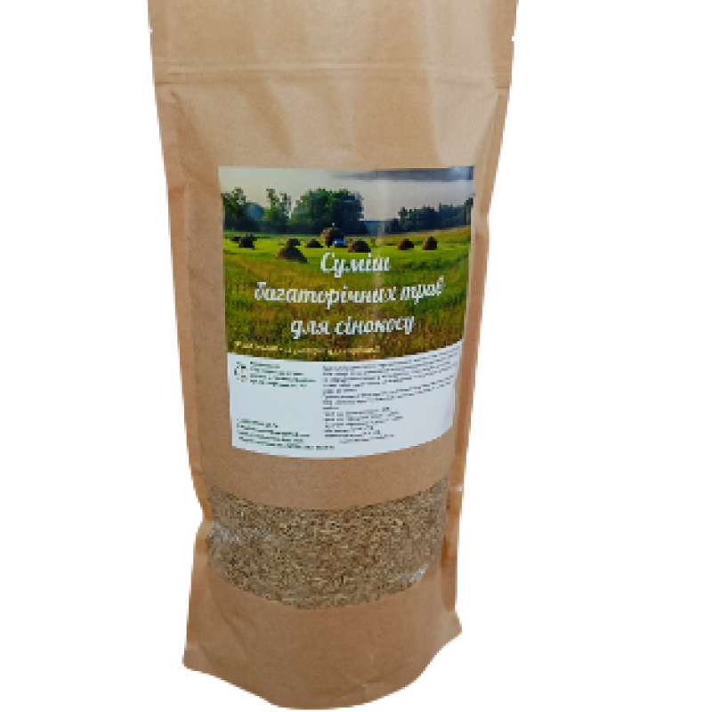 Mixture of perennial grasses for haymaking